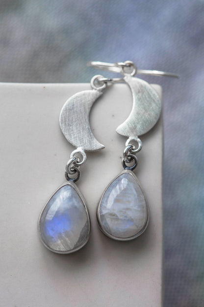Snow Moon Earring  |  #10