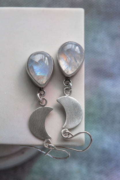 Snow Moon Earring  |  #11