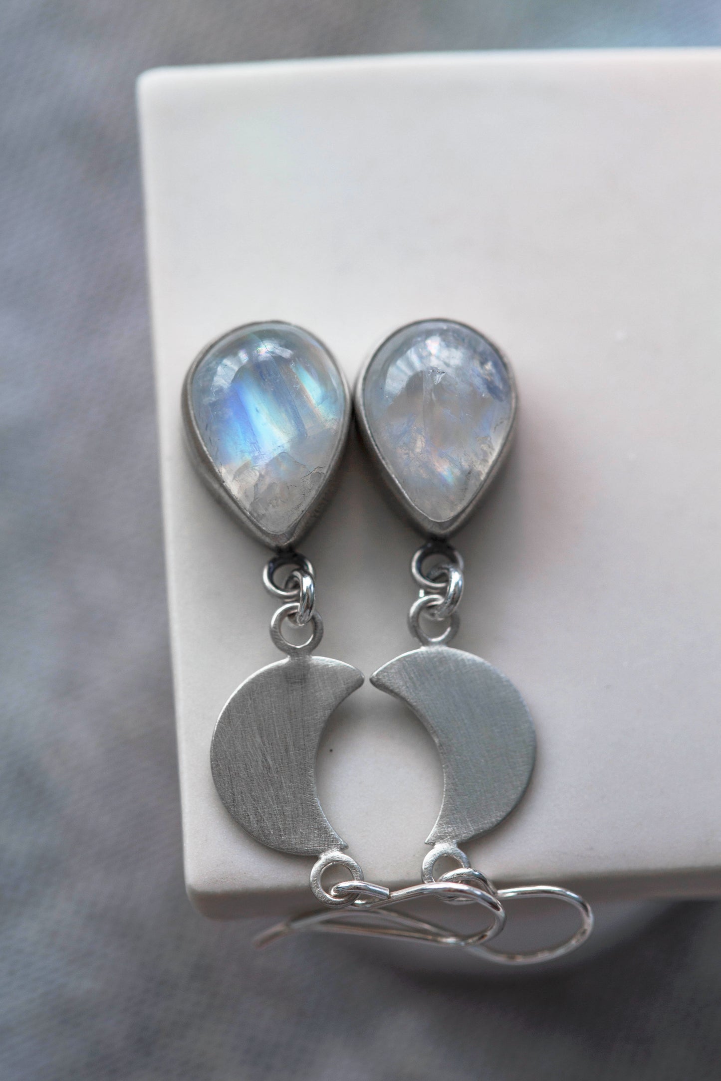 Snow Moon Earring  |  #12