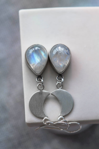 Snow Moon Earring  |  #12