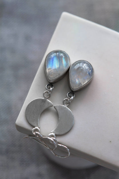 Snow Moon Earring  |  #12