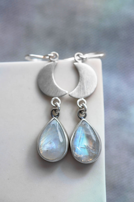 Snow Moon Earring  |  #13