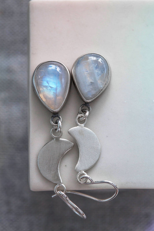 Snow Moon Earring  |  #16