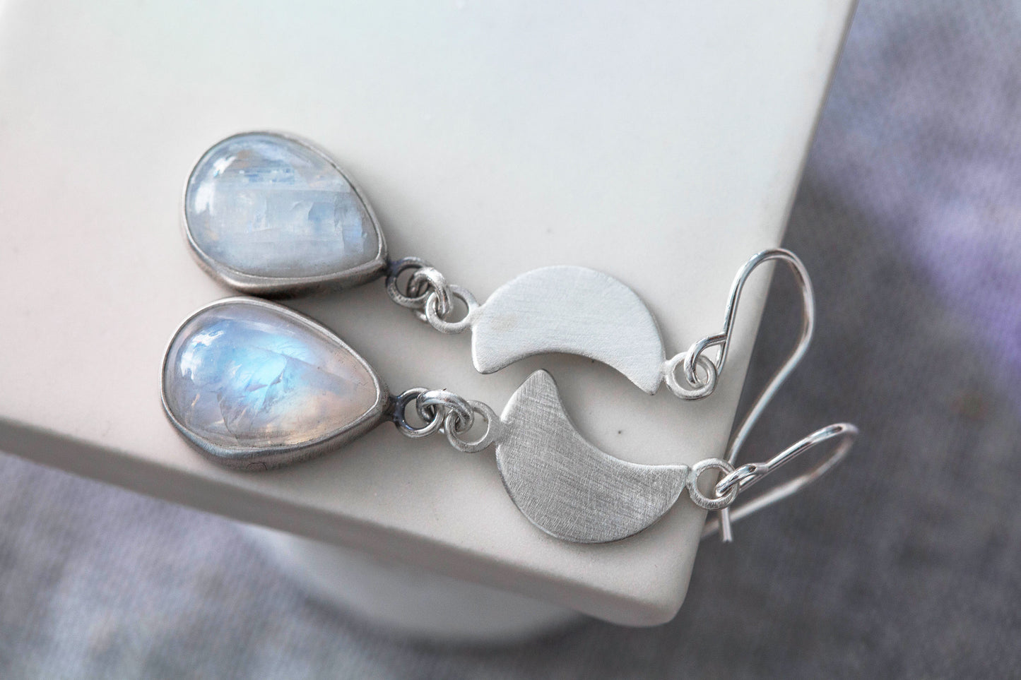 Snow Moon Earring  |  #16