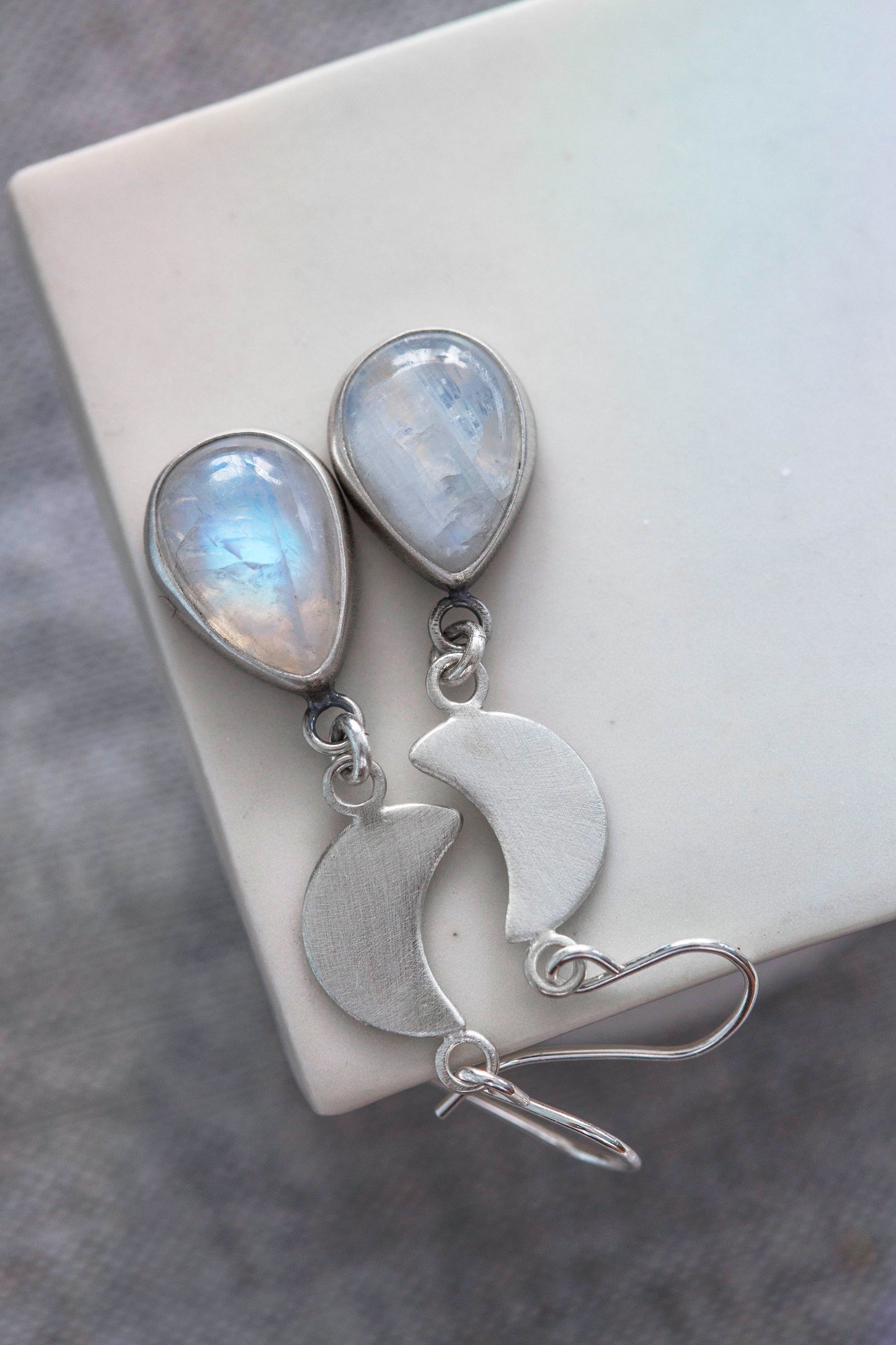 Snow Moon Earring  |  #16