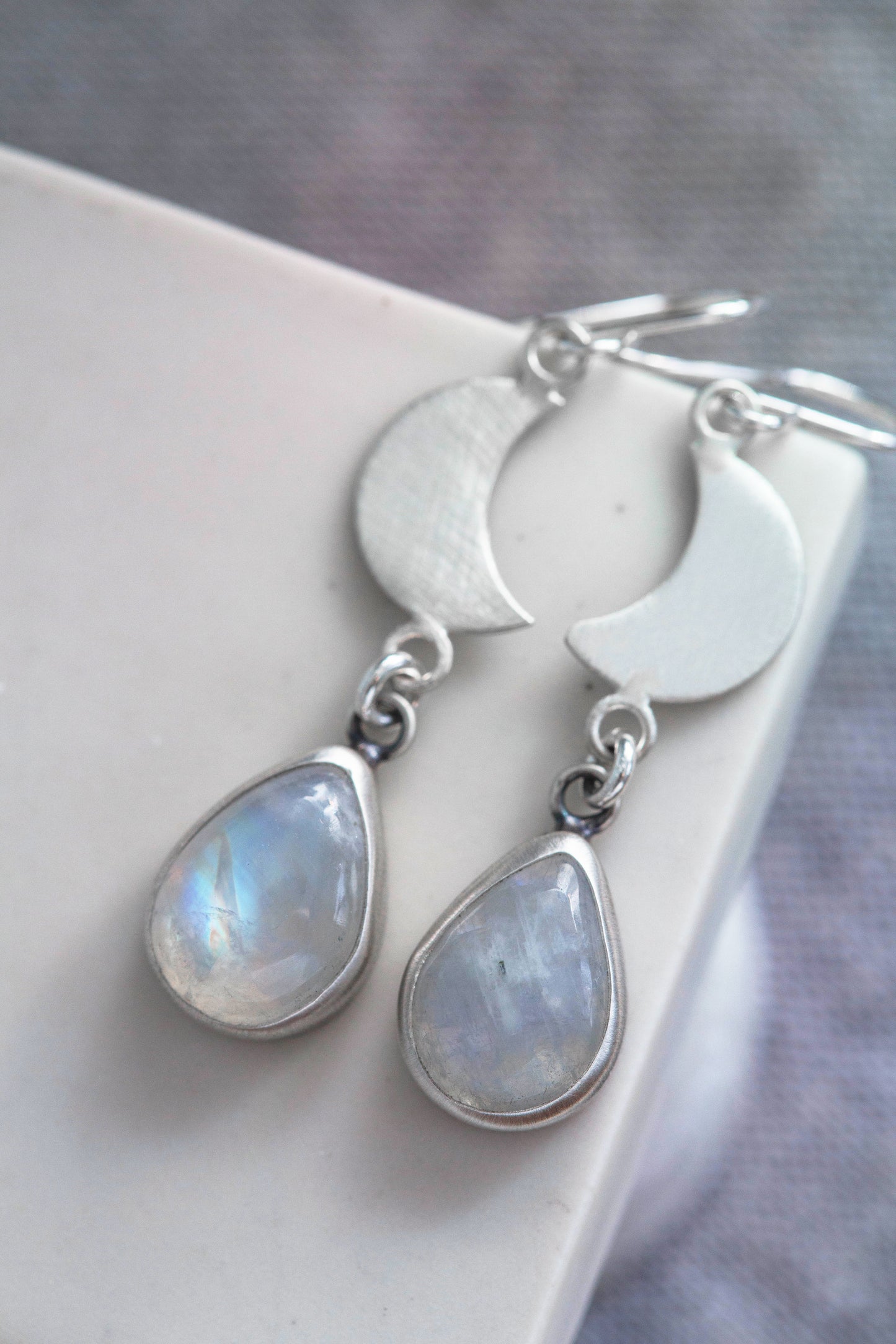 Snow Moon Earring  |  #17