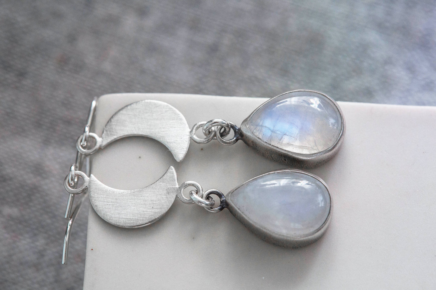 Snow Moon Earring  |  #18
