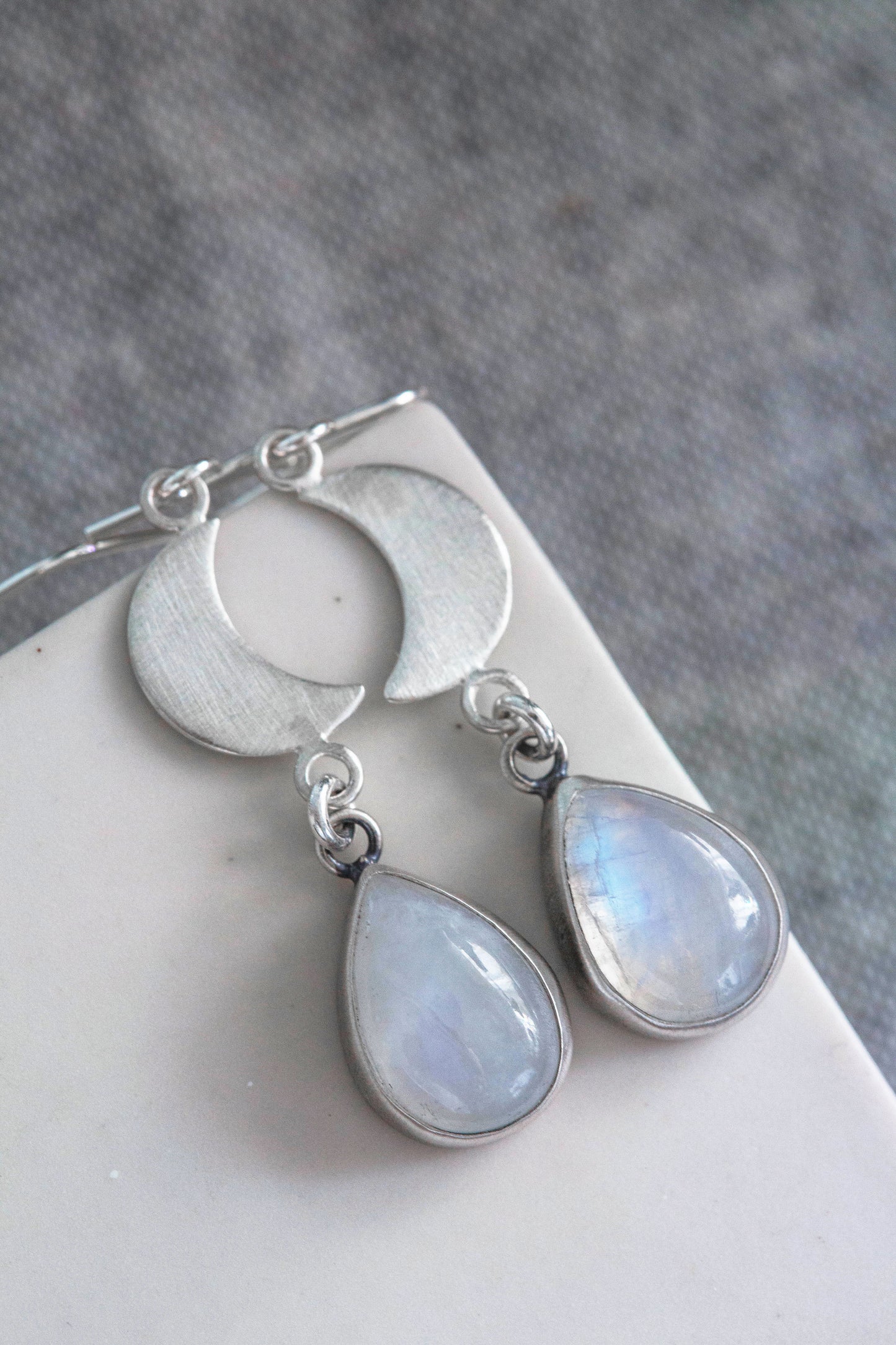 Snow Moon Earring  |  #18