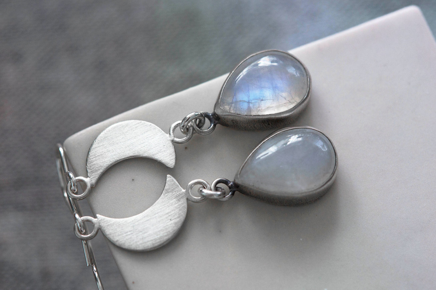 Snow Moon Earring  |  #18
