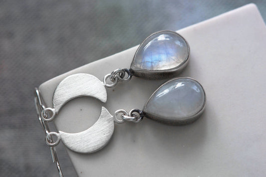 Snow Moon Earring  |  #18