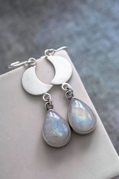 Snow Moon Earring  |  #19