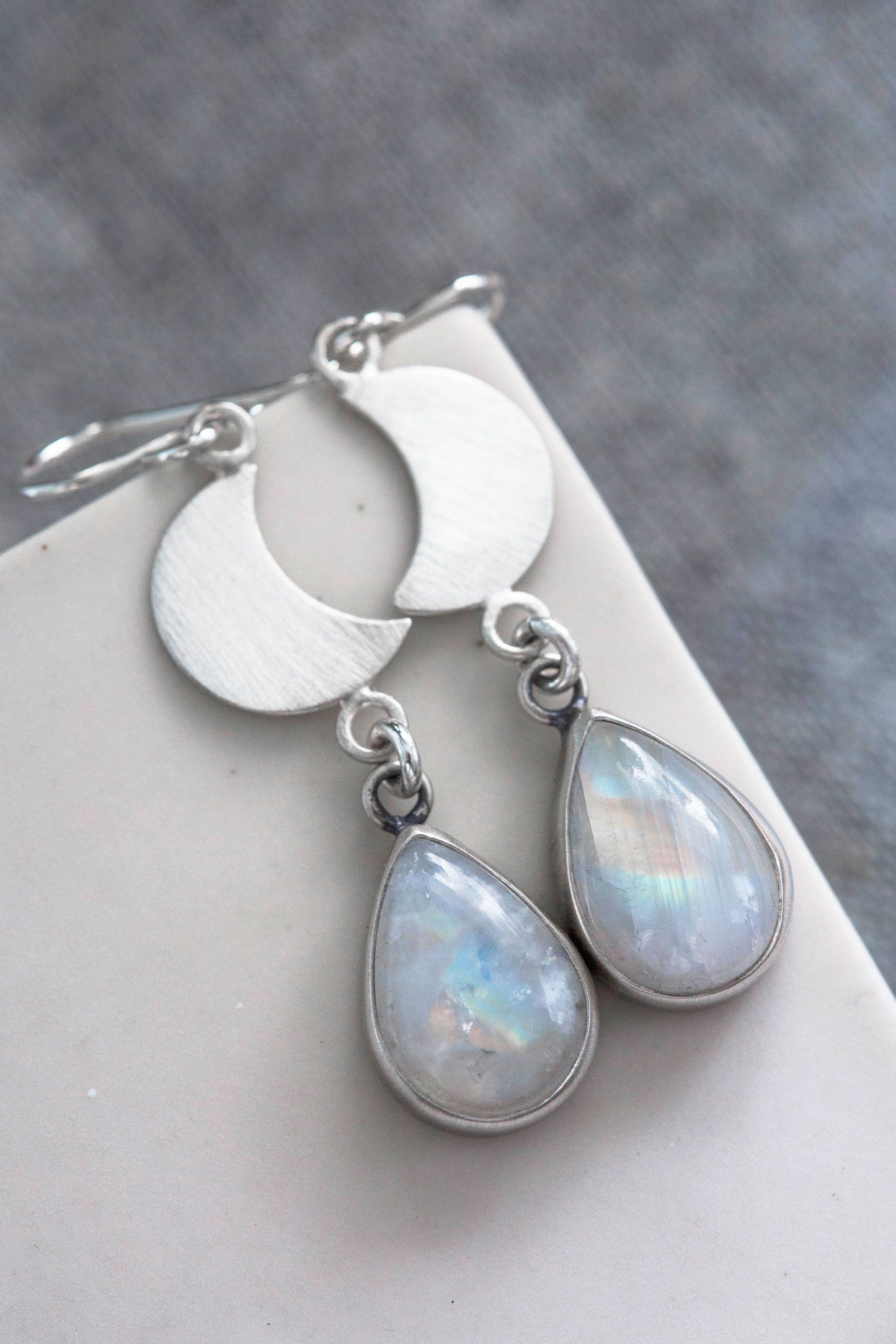 Snow Moon Earring  |  #19