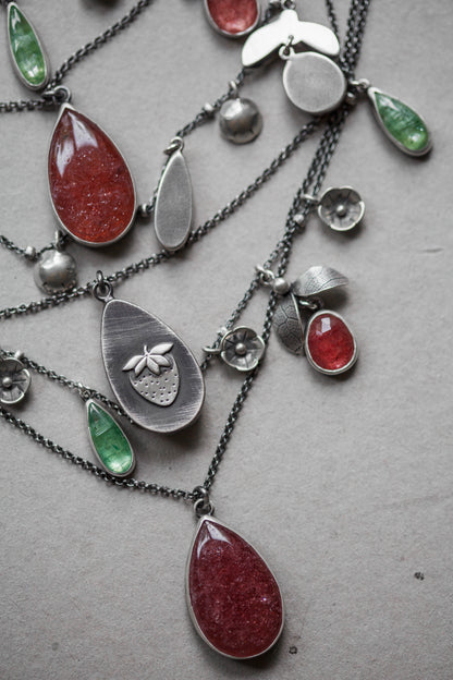 Strawberry Runner Necklace | #8