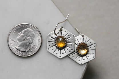 Honeybee Compass Earrings | #17