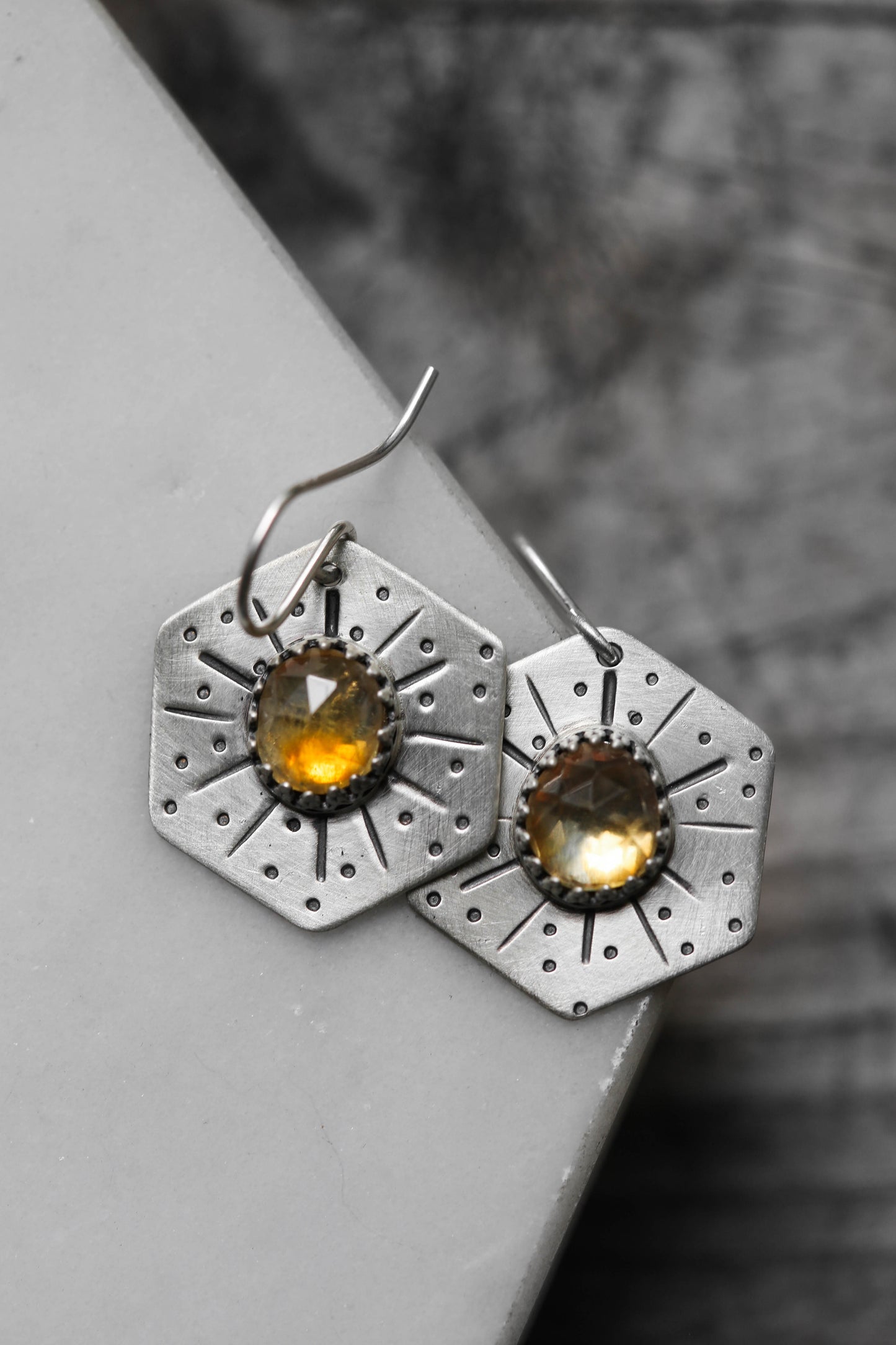 Honeybee Compass Earrings | #2