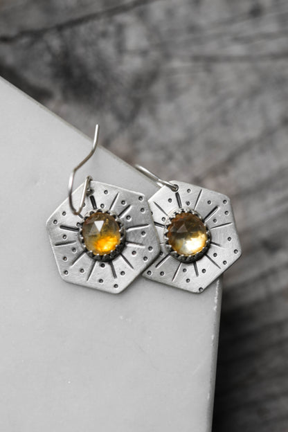 Honeybee Compass Earrings | #2