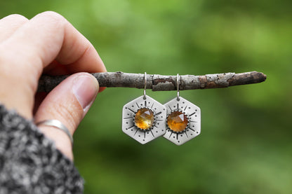 Honeybee Compass Earrings | #4