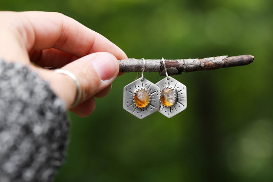 Honeybee Compass Earrings | #6