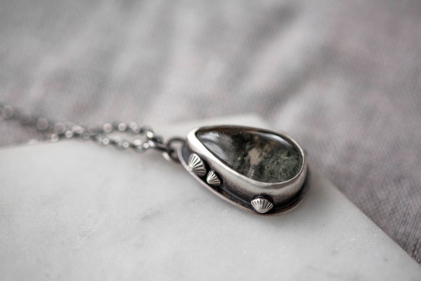 Small  |  Barnacled Tidal Pool Necklace  |  #23