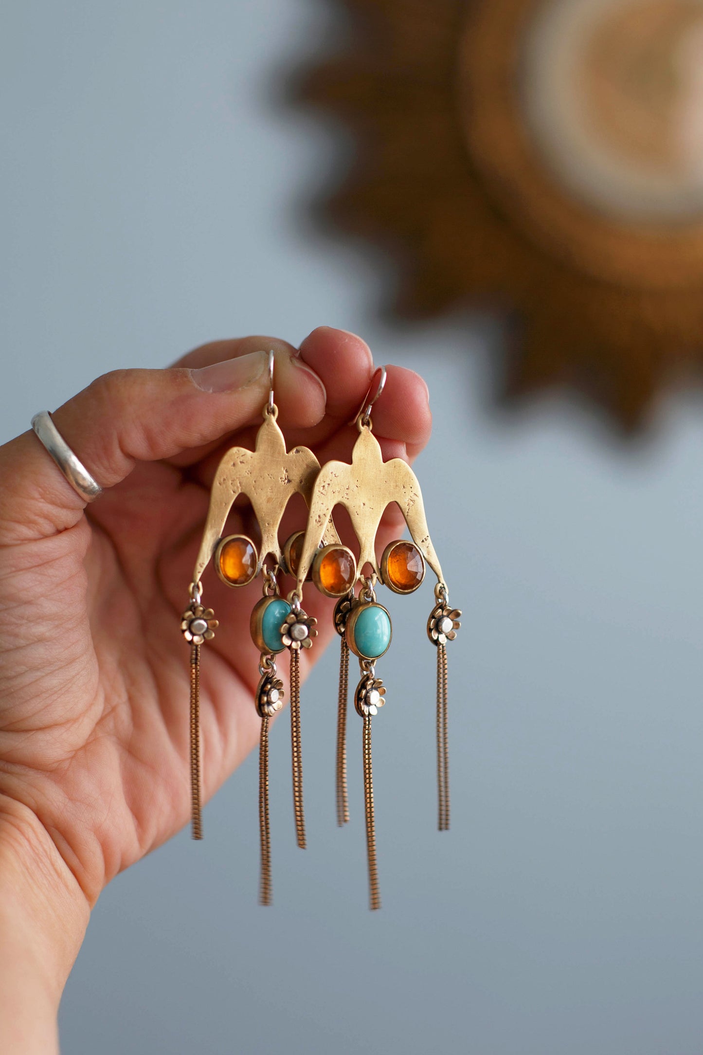 Tumbling Mirth Earrings  |  Made to Order