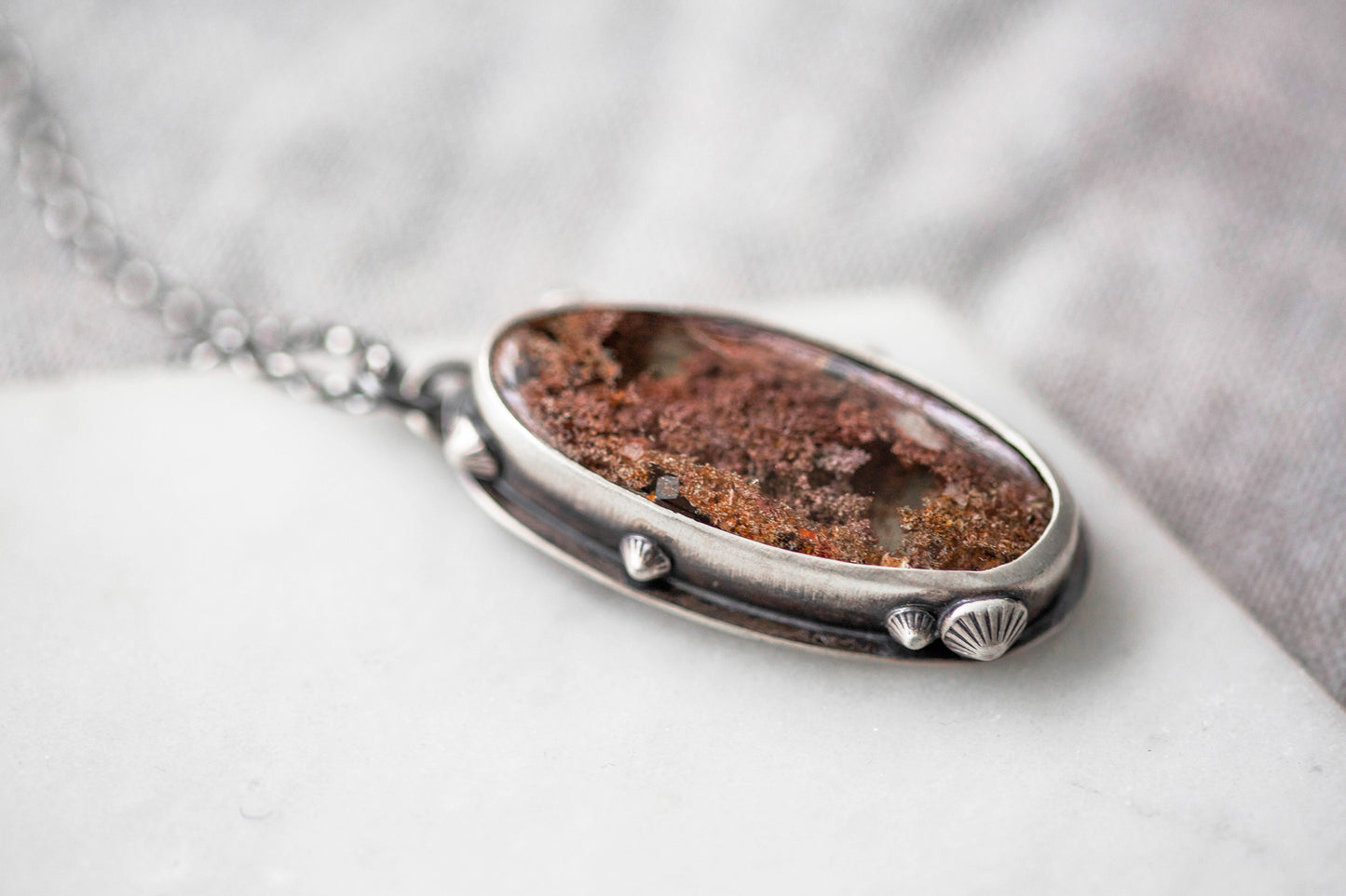 Large  |  Barnacled Tidal Pool Necklace  |  #27