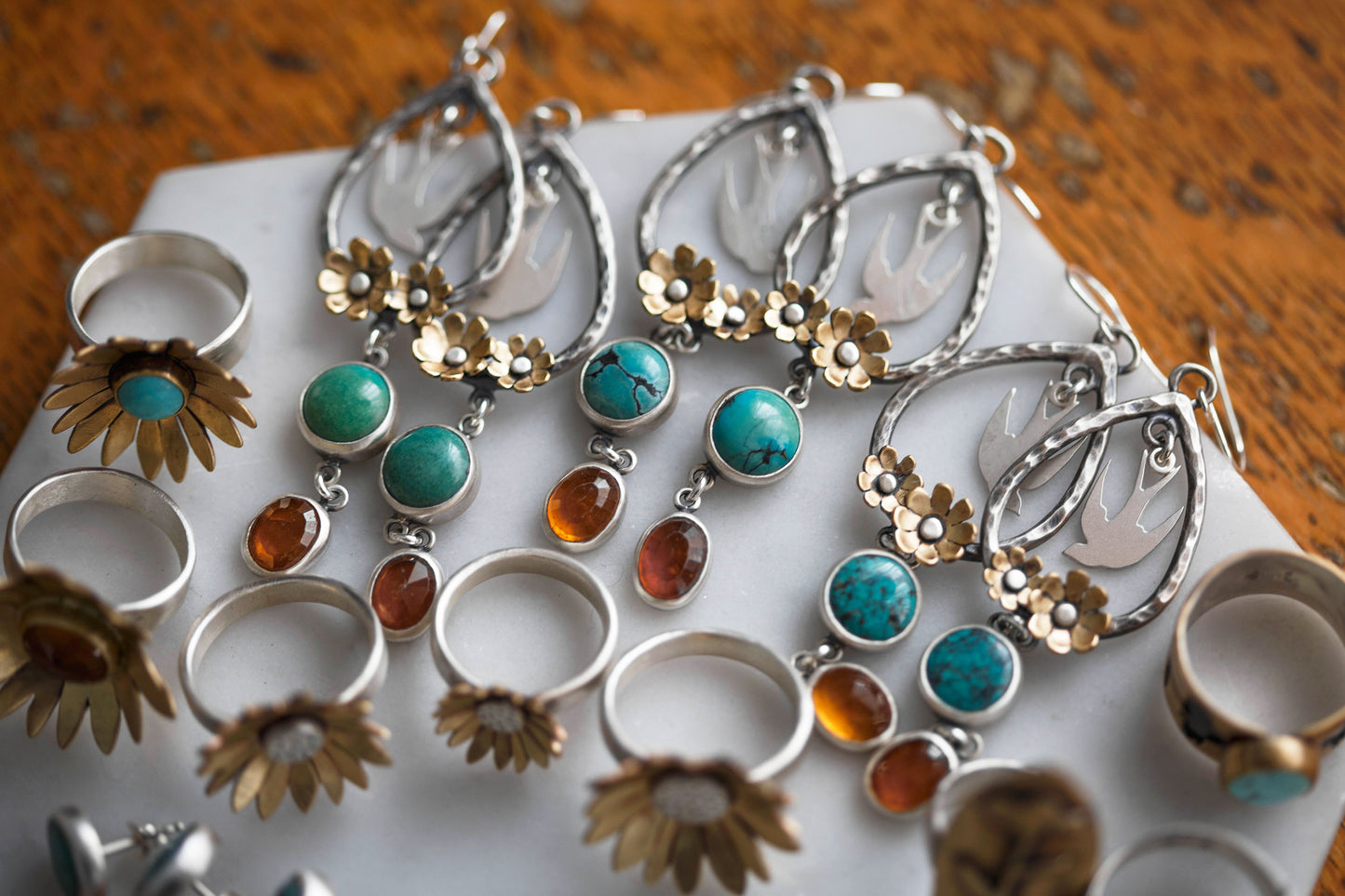 Lilting Bower Earrings  |  Made to Order