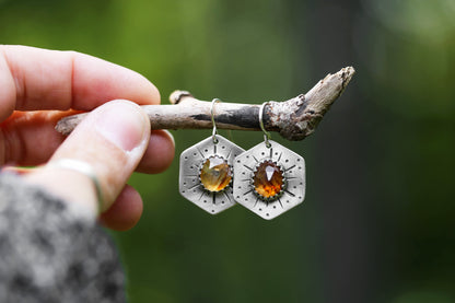 Honeybee Compass Earrings | #27