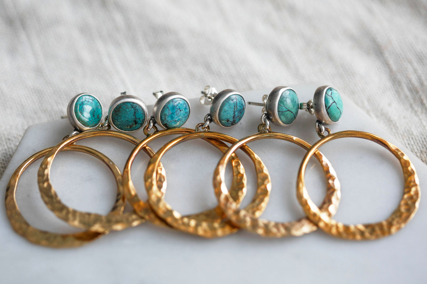 Wayfarer Earrings  |  Made to Order