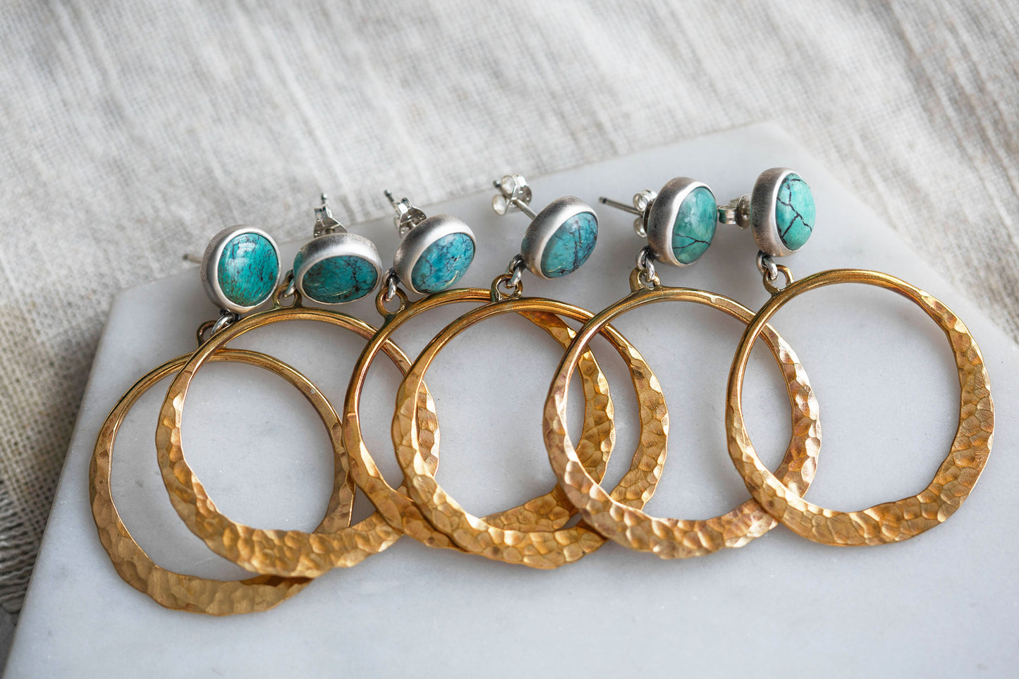 Wayfarer Earrings  |  Made to Order