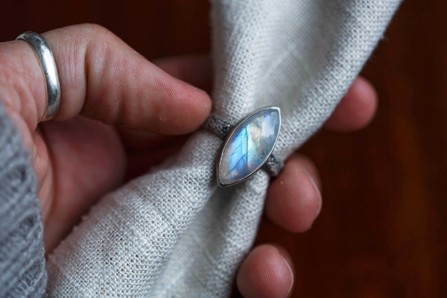 Size 9.5  |  Moon Dust Ring  |  #7
