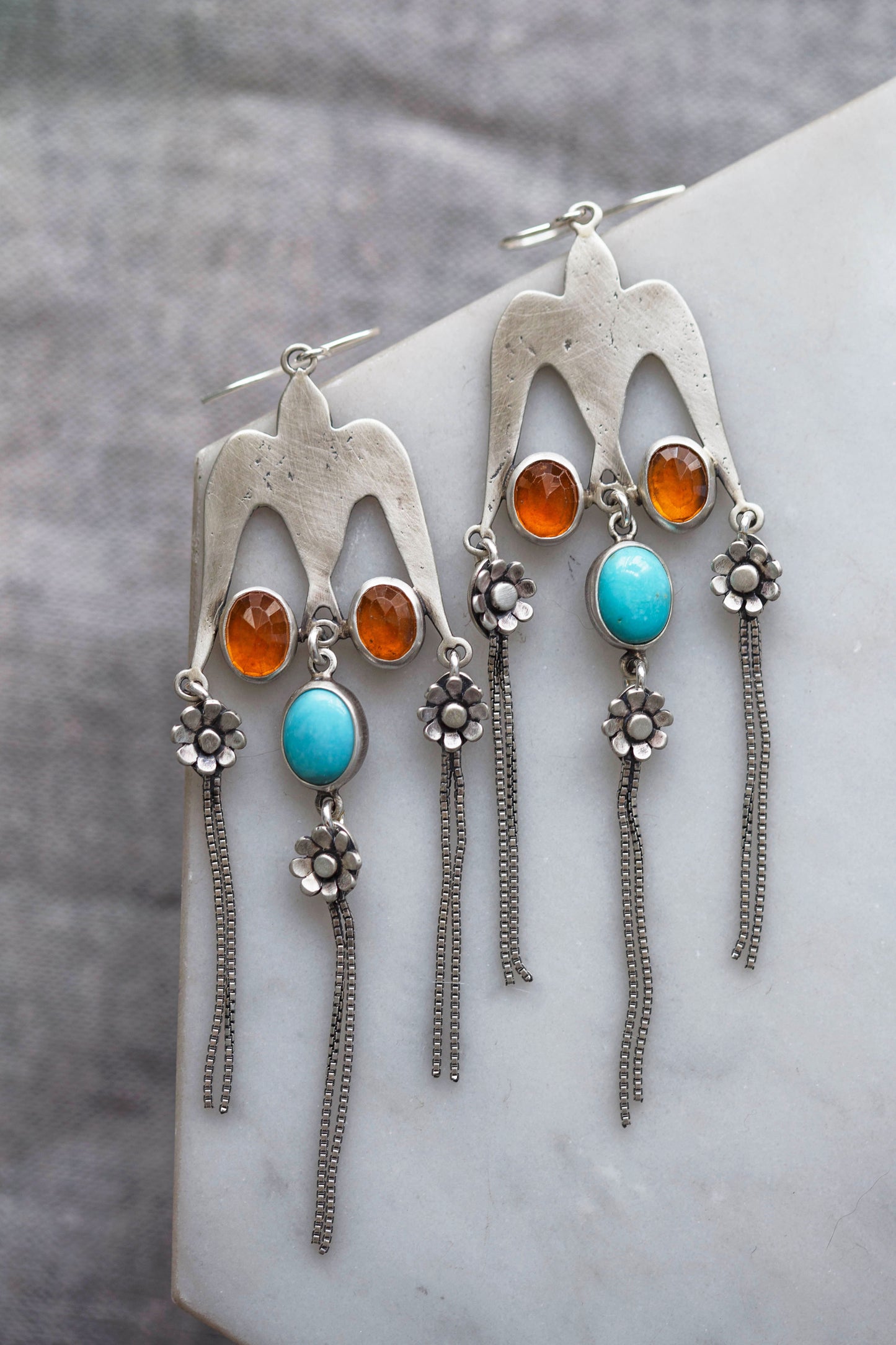 Tumbling Mirth Earrings  |  Made to Order