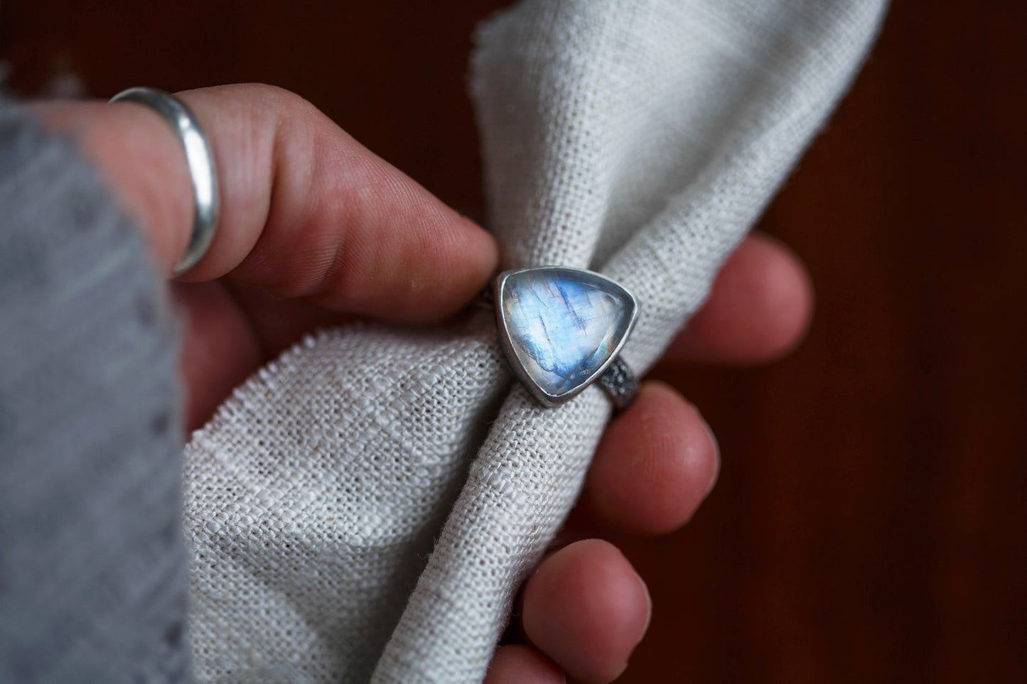 Size 7.75  |  Moon Dust Ring  |  #8