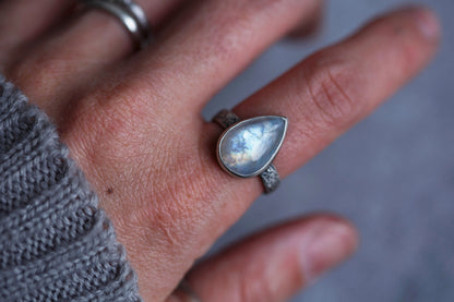 Size 7.75  |  Moon Dust Ring  |  #17