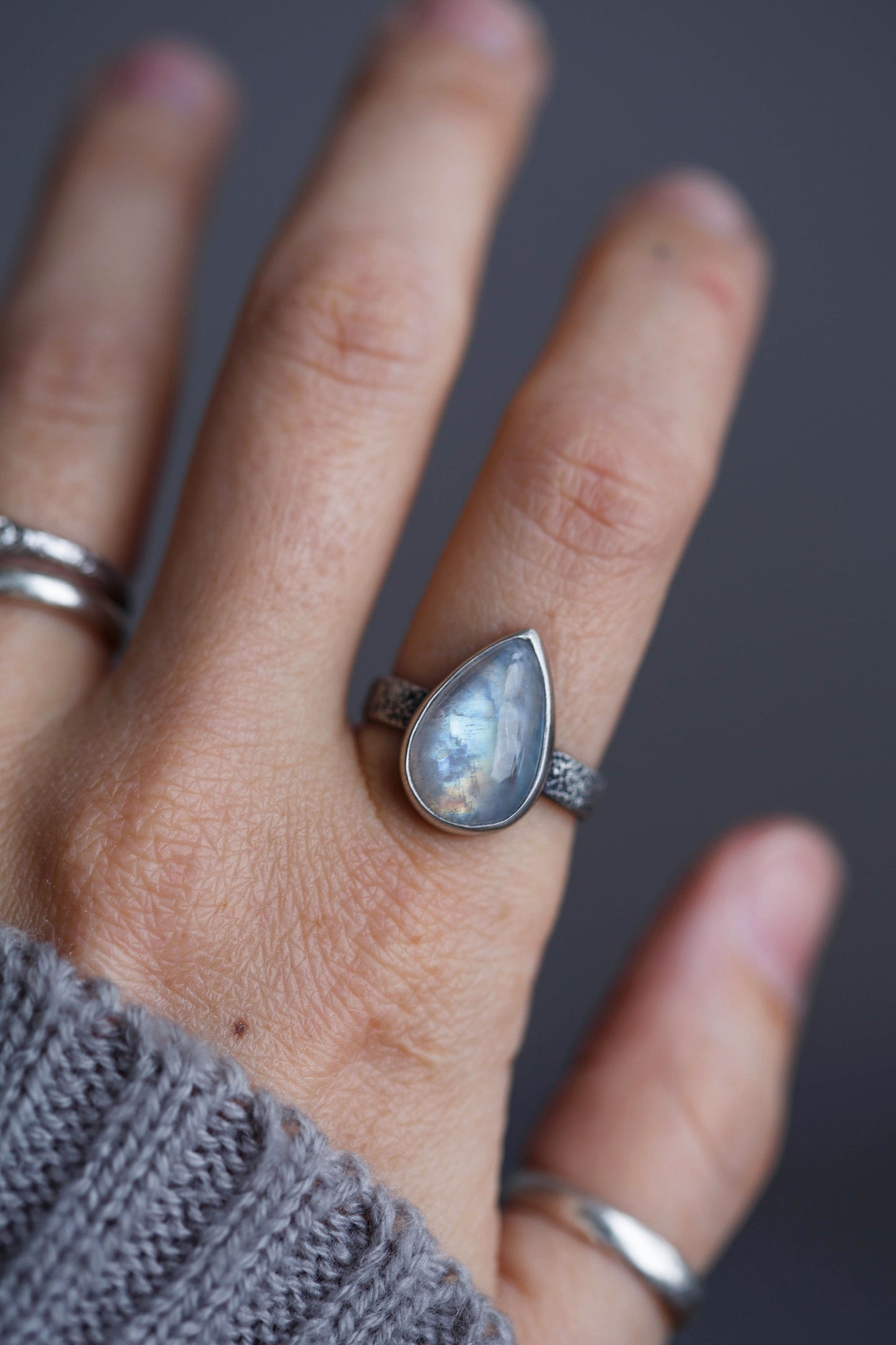 Size 7.75  |  Moon Dust Ring  |  #17