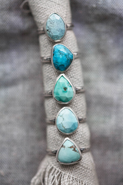 Size 5  |  Fragmentary Blue Ring  | #6