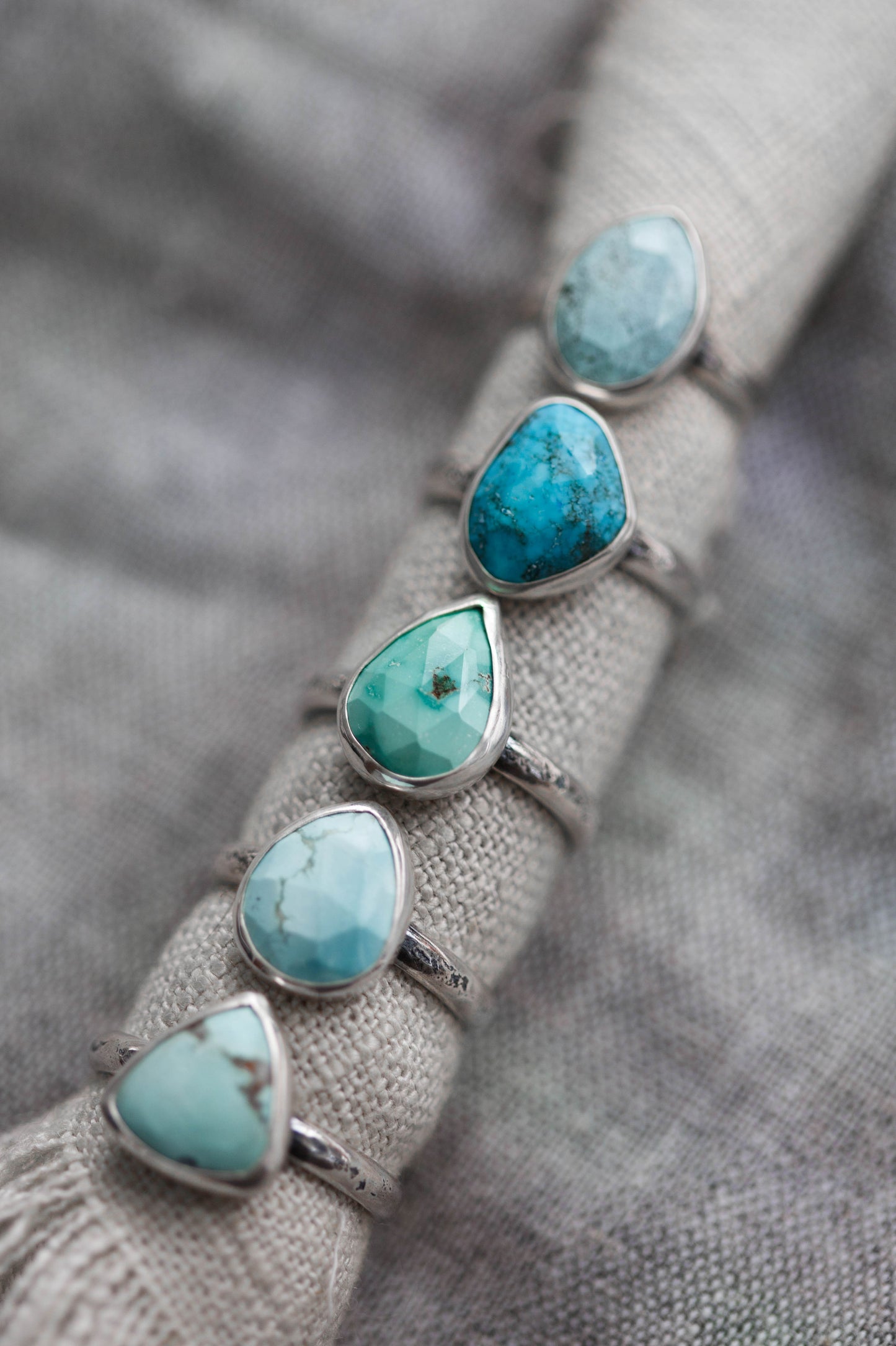 Size 5  |  Fragmentary Blue Ring  | #9