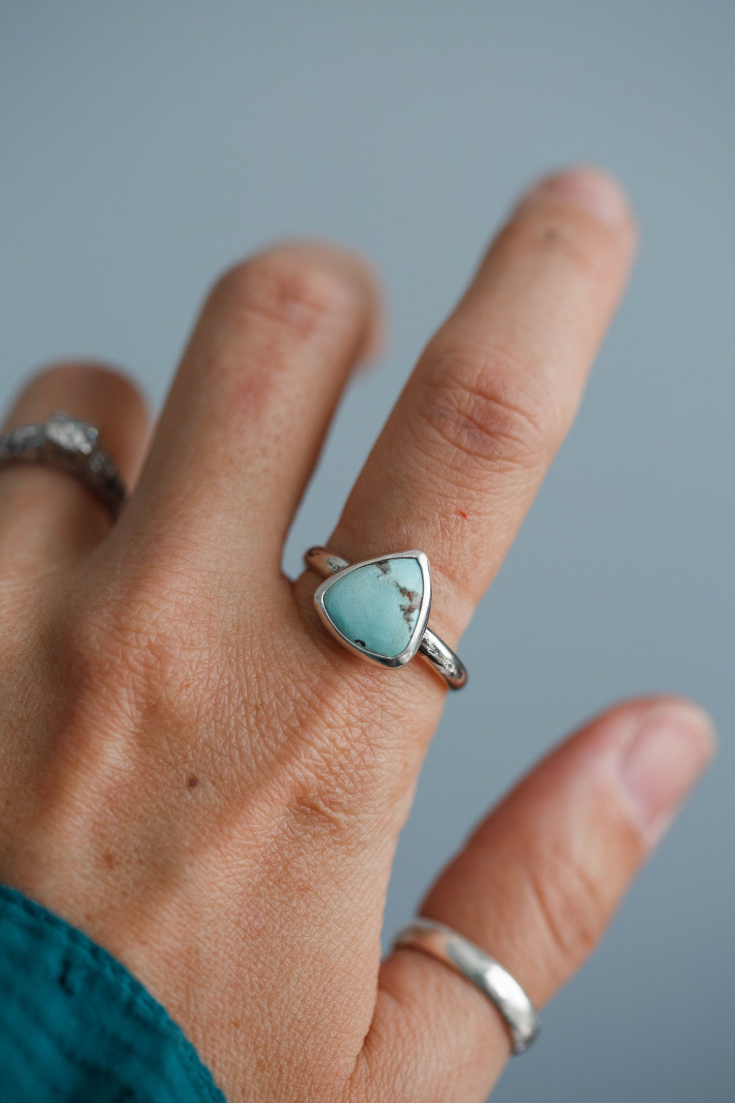 Size 10.75  |  Fragmentary Blue Ring  | #1