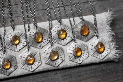 Honeybee Compass Necklace | #1