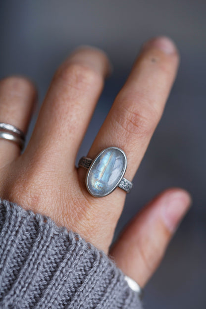 Size 8.25  |  Moon Dust Ring  |  #24