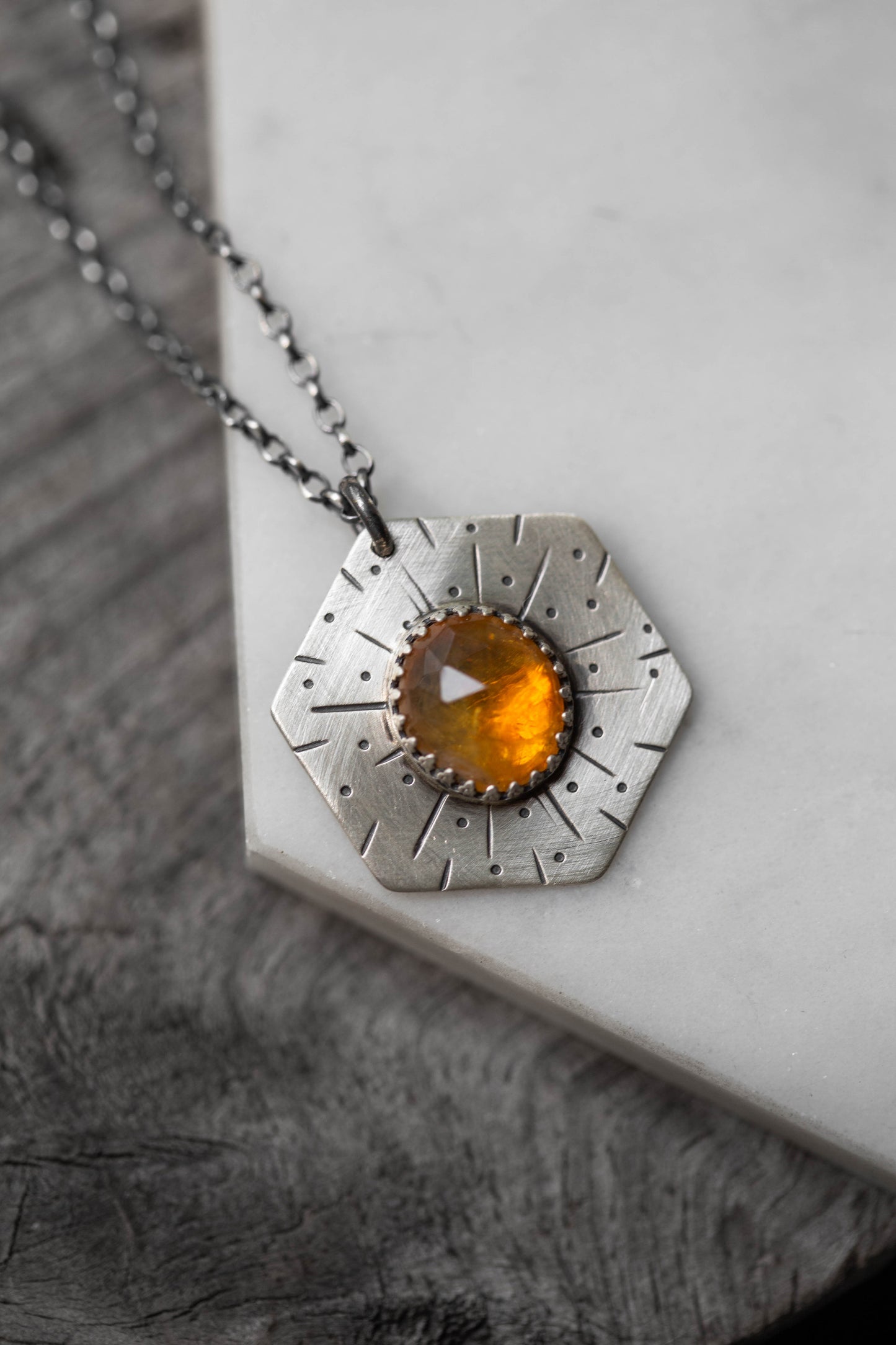 Honeybee Compass Necklace | #1