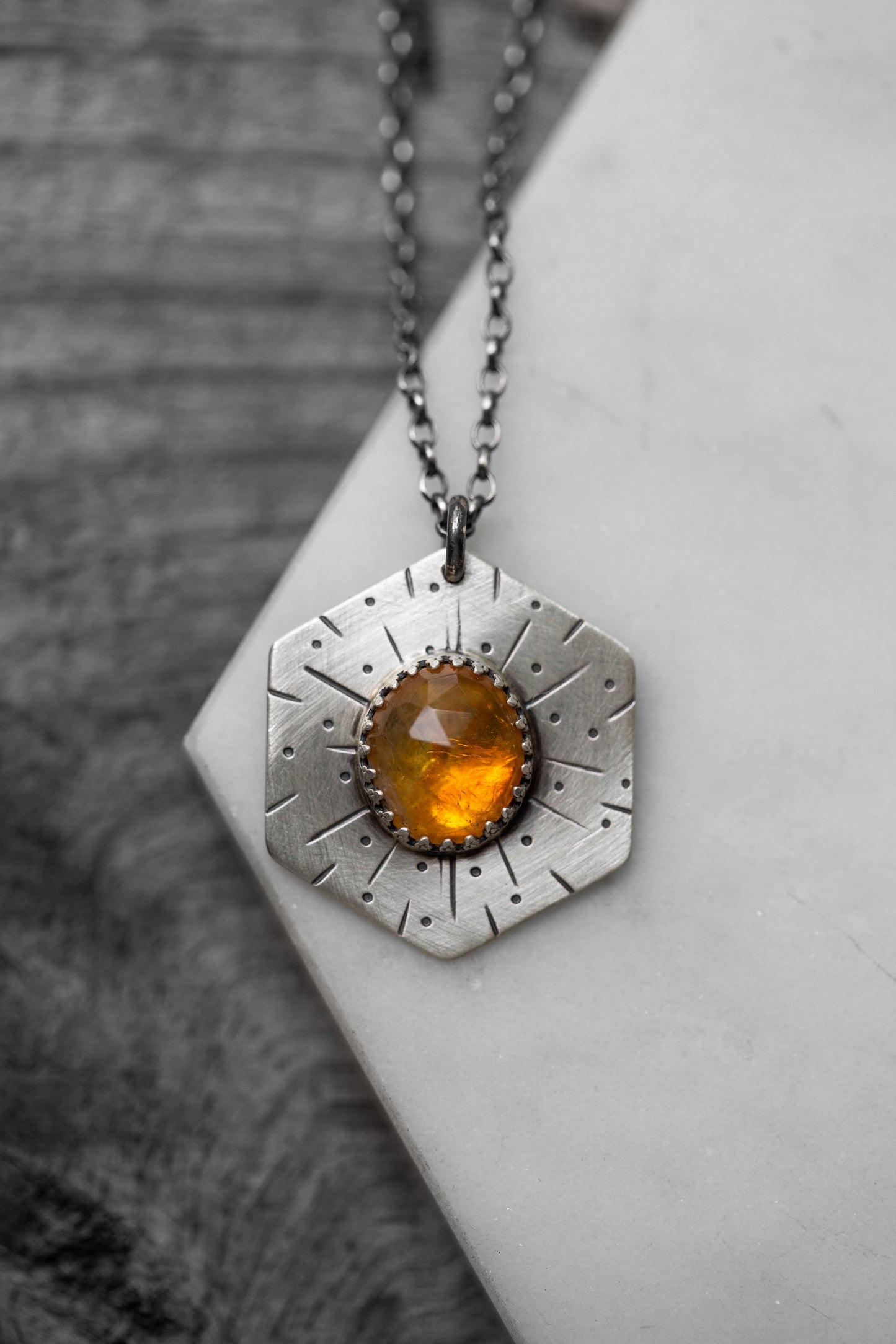 Honeybee Compass Necklace | #1