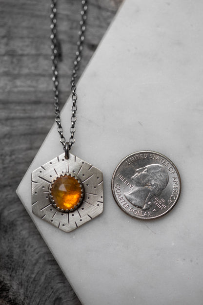 Honeybee Compass Necklace | #1