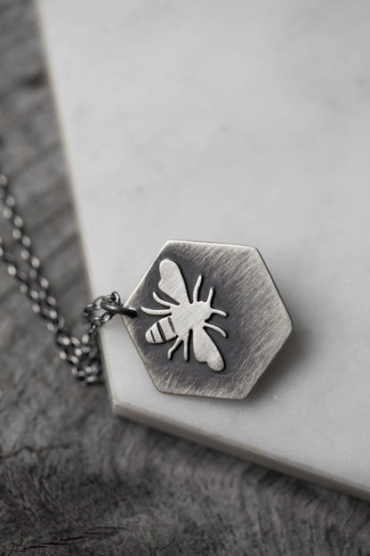 Honeybee Compass Necklace | #1