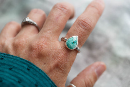 Size 9.5  |  Fragmentary Blue Ring  | #2