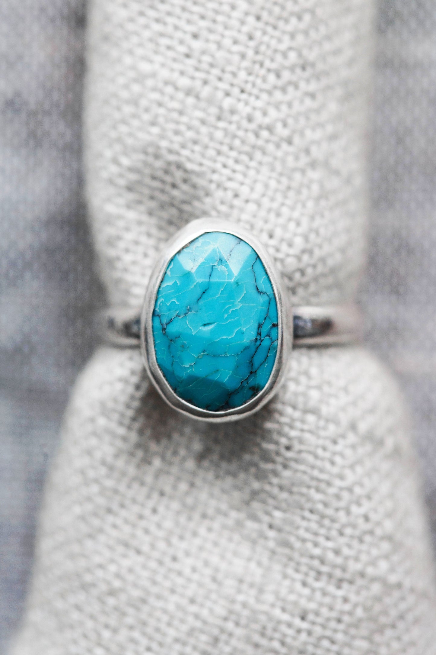 Size 7  |  Fragmentary Blue Ring  | #3