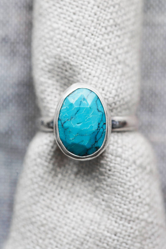 Size 7  |  Fragmentary Blue Ring  | #3