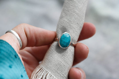 Size 7  |  Fragmentary Blue Ring  | #3