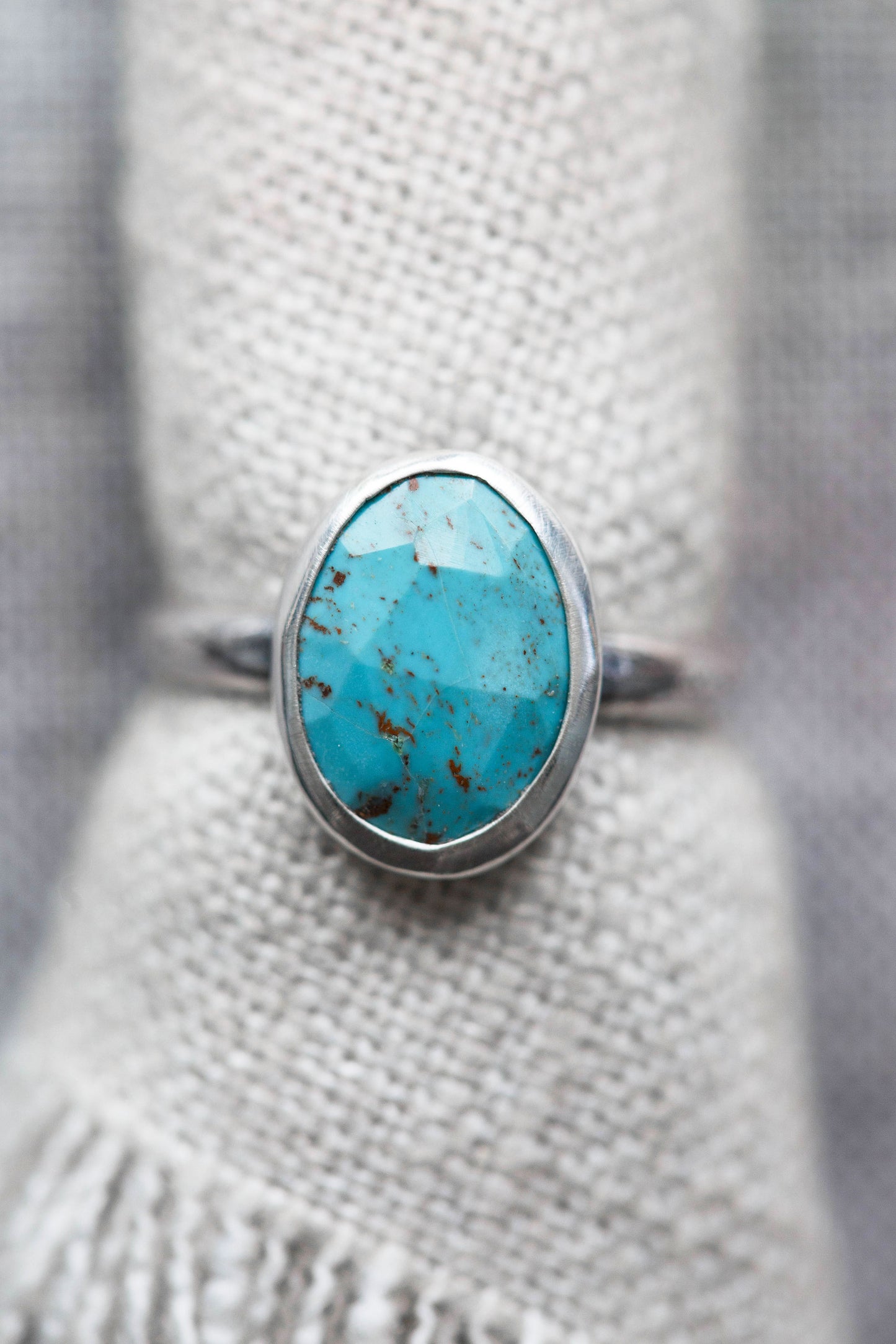 Size 7.5  |  Fragmentary Blue Ring  | #5