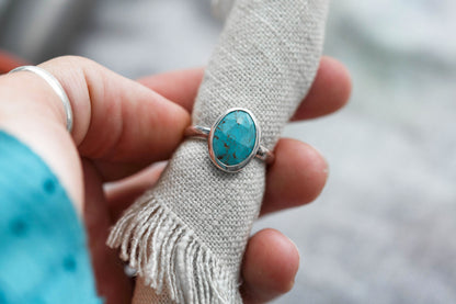 Size 7.5  |  Fragmentary Blue Ring  | #5