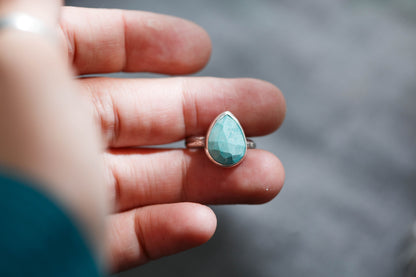 Size 5  |  Fragmentary Blue Ring  | #6